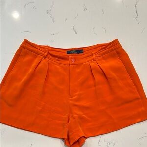 Polo by Ralph Lauren High Waist Orange Tailored Shorts